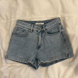 Pacsun Mom Shorts Light Wash